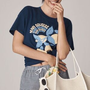 Anthropologie Girl Dangerous Tee “Main Squeeze” Size Medium